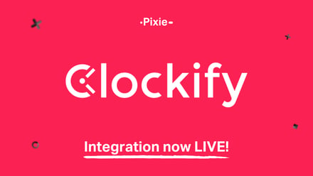 Track time in Pixie with Clockify free time tracking software - Pixie